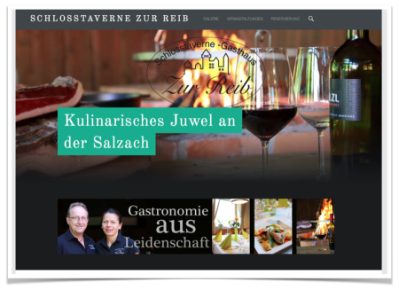 Webseiten für Gastronomie